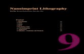 Nanoimprint Lithography (Chapt 9)