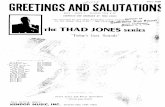 115193930 Thad Jones Big Band Score Greetings and Salutations