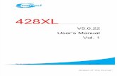 428XL  V5.0.22  User’s Manual  Vol. 1