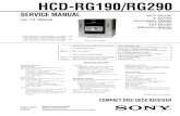 Sony Hcd-rg190 Rg290