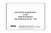Supplement on Revised Schedule Vi 30 Apr 2013