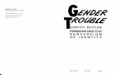 Butler Judith Gender Trouble Feminism and the Subversion of Identity 1990