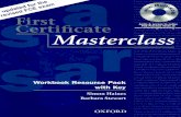 First Certificate Masterclass Workbook