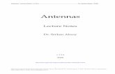 Lecture Notes - Antennas