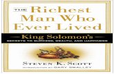 The Richest Man Who Ever Lived King Solomons Secrets to Succes
