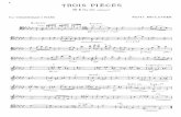 Boulanger - 3 Pièces (cello and piano)