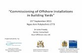 122910068 Commissioning Offshore Installations