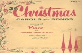 36 Christmas Carols and Songs Arranged for Piano