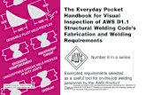 AWS Pocket Book No 6 - Fab Tolerance and Weld Requirment