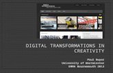 Dr Paul Dwyer Digital Transformations 2013 -