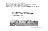 Bridge Deck Construction Manual