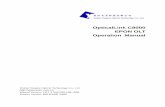 OpticalLink C8000 EPON OLT Operation Manual