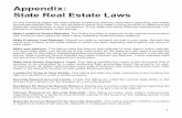 Real Estate Laws Appendix