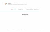 CEON ABAP Eclipse Editor Eu