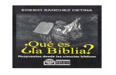 Edesio Sanchez Cetina - Que Es La Biblia