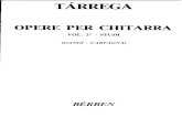 (Sheet Music - Guitar) - Tarrega - Integral - Vol 2(4) - Studies