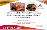 Rare Earth Metal Extraction Processes