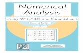 Numerical Analysis Using MATLAB and Spreadsheets 2E
