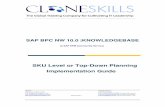 SAP BPC Knowledge Base: SKU Level or Top-Down Planning