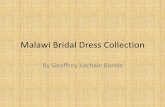 Malawi Bridal Dress Collection by Geoffrey Kachale Banda