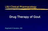 Gout Pharmacology