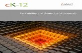 CK12 Probability and Statistics (Advanced)