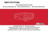 Manual Generador Honda EG3600CL EG4500CL EG5500CL