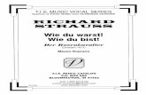 Octavian's aria 'Wie Du Warst' from Strauss' Der Rosenkavalier