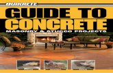 Guide to Concrete - Masonry & Stucco Projects
