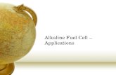 Alkaline Fuel Cell - Applications