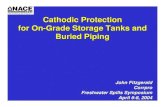 Cathodic Protection for on Grade Storage Tanks and Buried Piping