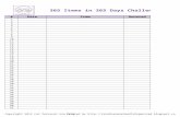 365 in 365 Tracking Spreadsheet