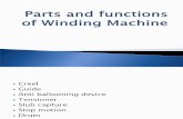 5. Parts and Functions Winding Machine