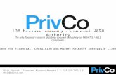 PrivCo Financial Presentation