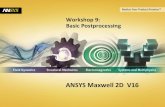 Maxwell v16 2D WS09 BasicPostprocessing