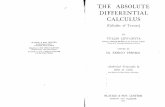 Tulio Levi-Civita - Absolute Differential Calculus