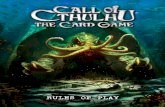 Call of Cthulhu Card Game Rules