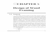 Chapter 5 - Design of Wood Framing