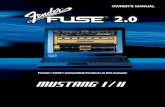 Fender FUSE 2.0 Manual for Mustang 1-2 Rev-G English