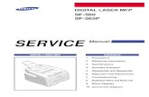 Samsung SF 560 and 565P Service Manual