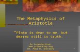 Aristotle s Metaphysics