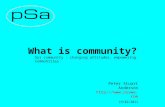 What is Community Development ?
