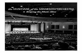 Musicians of the MN Orchestra Community Report