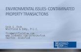 Environmental Issues - Contaminated Property Transactions
