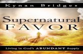 Supernatural Favor by Kynan Bridges - Free Preview