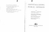 Bernays Crystallizing Public Opinion