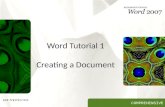 Microsoft Word Tutorial 01_Lesson 01