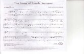 Song of Purple Summer SATB