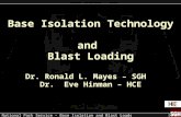 Base Isolation and Blast Loading