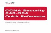 CCNA Security 640-554 Quick Reference by Anthony Sequeira